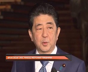 Jepun desak UNSC panggil mesyuarat tergempar