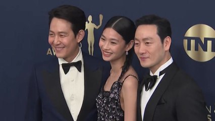 '오징어 게임' 이정재·정호연, 미배우조합상 남녀주연상 수상 / YTN