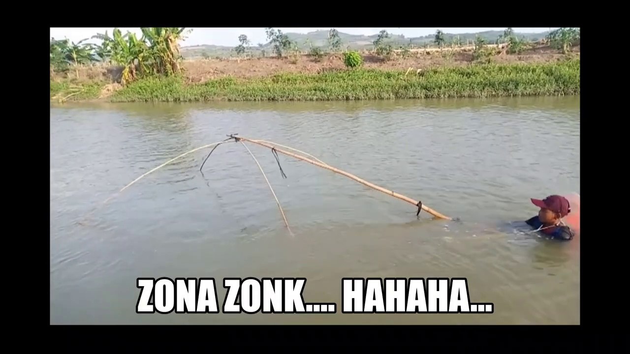 Ujian orang nyari ikan ada 3 zona ( zona zonk, zona ditertawain, zona mau pulang malah dapat ikan )