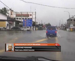 Perkembangan banjir Kelantan