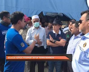 Desakan kepada Myanmar untuk terima Rohingya