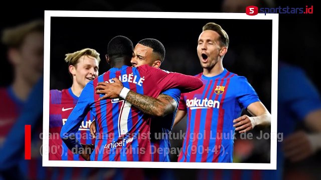Dembele Gemilang, Barcelona kembali Bercokol di Empat Besar Klasemen