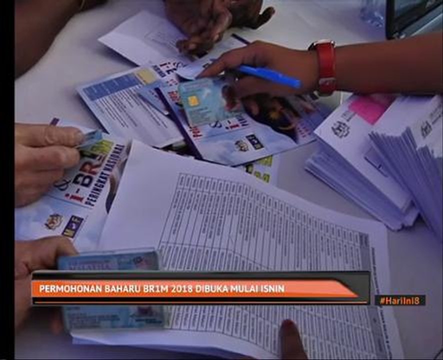 Permohonan baharu BR1M 2018 dibuka mulai Isnin