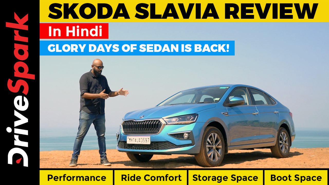 Skoda Slavia Hindi Review | 1 L Turbo-Petrol Engine | Performance, Boot Space, Ride Comfort & More