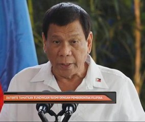 Duterte tamatkan rundingan rasmi dengan pemberontak Filipina