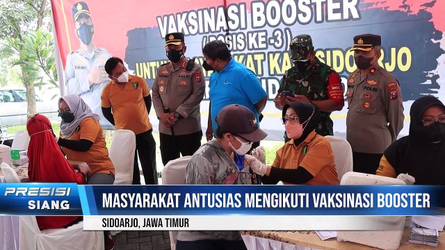 Vaksinasi Booster Polresta Sidoarjo, Menyasar Wilayah Perumahan