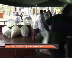 Peru lupus lebih 16 ribu tan dadah pelbagai jenis
