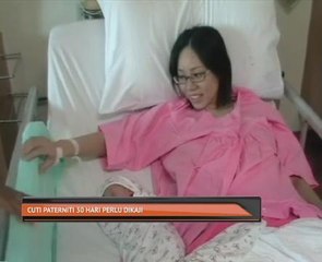 Cuti paterniti 30 hari perlu dilkaji