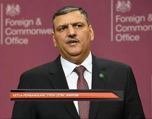 Ketua pembangkang Syria letak jawatan