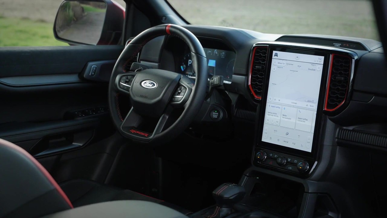 Der neue Ford Ranger Raptor - Zentraler Touchscreen mit 12 Zoll-Diagonale