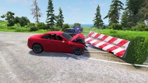 Cars vs Massive Potholes #1 - BeamNG.Drive