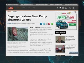 Sime Darby suspended share trading, de-merger is coming!