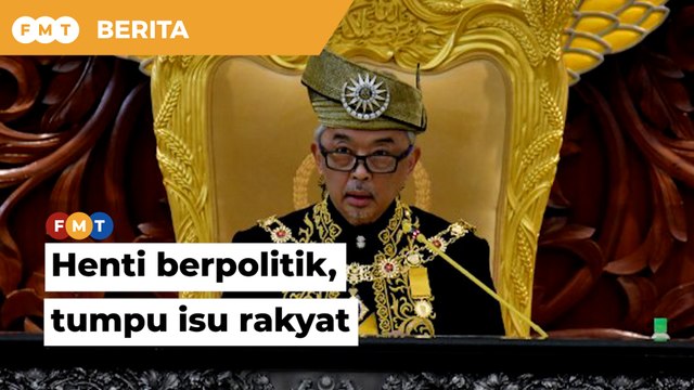 Yang di-Pertuan Agong, Sultan Abdullah Sultan Ahmad Shah, menghargai kestabilan politik negara