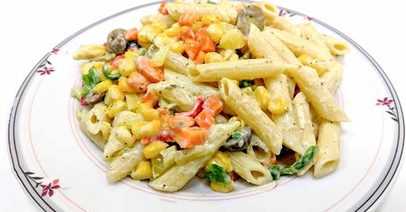 طريقة عمل سلطة المعكرونة البيتزا