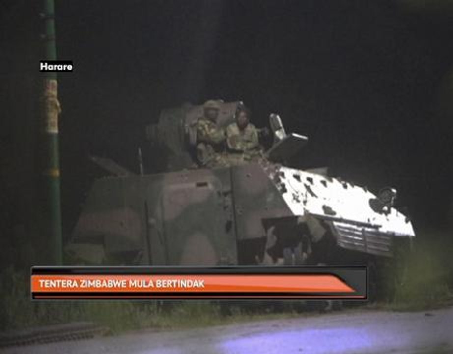 Tentera Zimbabwe mula bertindak
