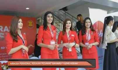 AirAsia perkenal rekaan pesawat baharu 'I Love ASEAN'