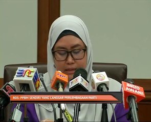 ROS: PPBM sendiri yang langgar perlembagaan parti