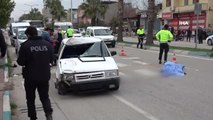 Otomobilin çarpması sonucu feci şekilde hayatını kaybetti... Çocuklar cesedi görmek bekledi