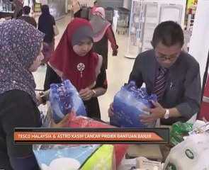 Tesco Malaysia & Astro Kasih lancar Projek Bantuan Banjir