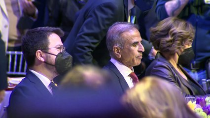 Felipe VI y Sánchez condenan la "agresión" a Ucrania en la cena inaugural del MWC