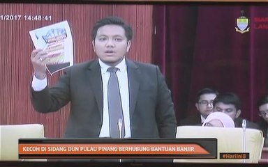 Kecoh di sidang DUN Pulau Pinang berhubung bantuan banjir