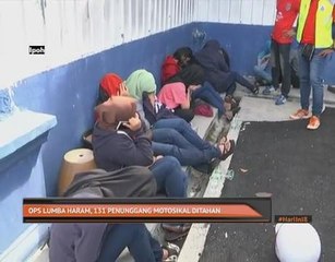 Ops Lumba Haram, 131 penumpang motosikal ditahan