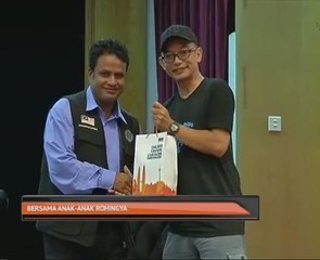 Bersama anak-anak Rohingya