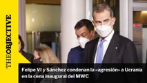 Felipe VI y Sánchez condenan la 