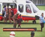 Mangsa terperangkap diselamatkan dengan helikopter