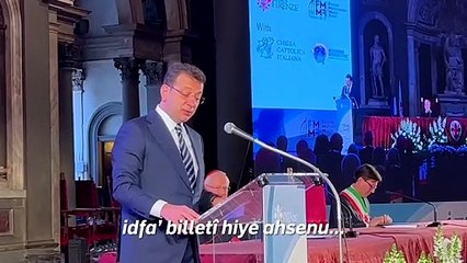 İmamoğlu kemalist zihniyetiyle İtalyanları bile şaşırttı: Kur'an-ı Kerim'den M. Kemal'e geldi!