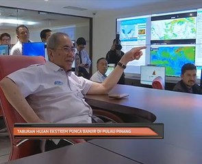 Taburan hujan ekstrem punca banjir di Pulau Pinang