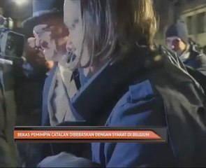 Bekas pemimpin Catalan dibebaskan dengan syarat di Belgium