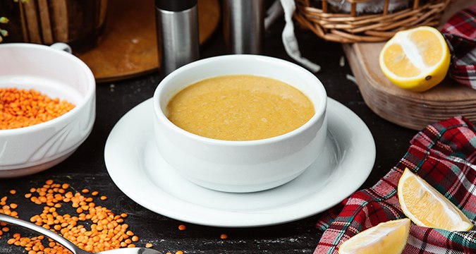 Crème de lentilles - شوربة عدس