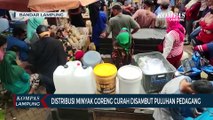 Distribusi Minyak Goreng Curah Disambut Puluhan Pedagang