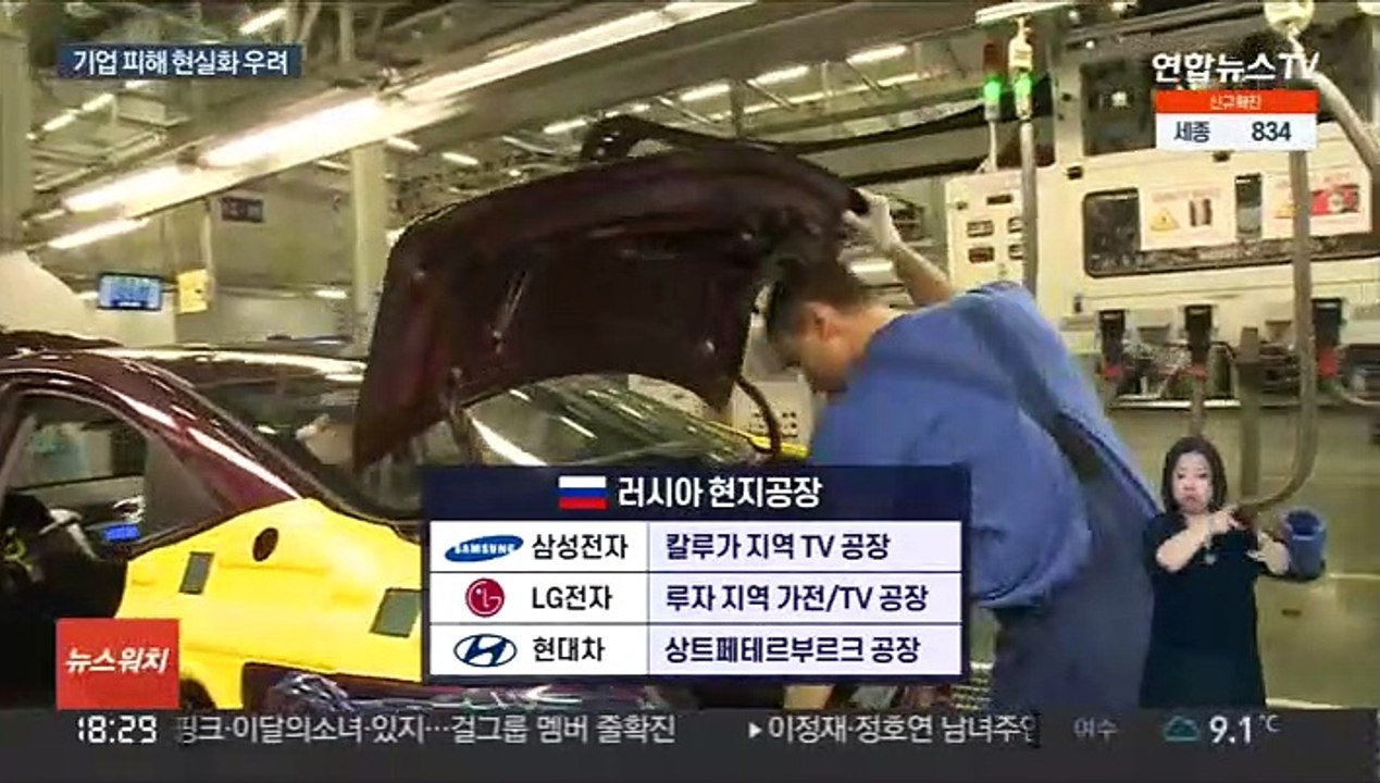 기업 현지공장 피해 촉각…"수출 대금 회수 걱정"