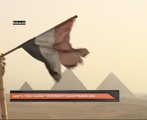 Saintis temui kamar tersembunyi dalam piramid Giza