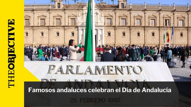 Famosos andaluces celebran el Día de Andalucía