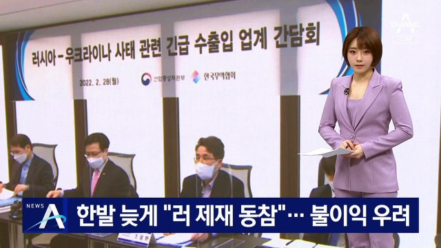 정부, 한발 늦게 “러시아 제재 동참”…불이익 우려