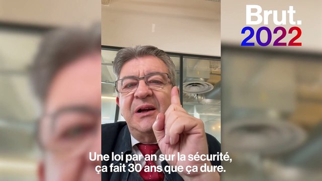 Insécurité : ce qu'en dit Jean-Luc Mélenchon