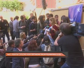 Parti perintah Catalonia akan bertanding dalam pilihan raya 21 Disember