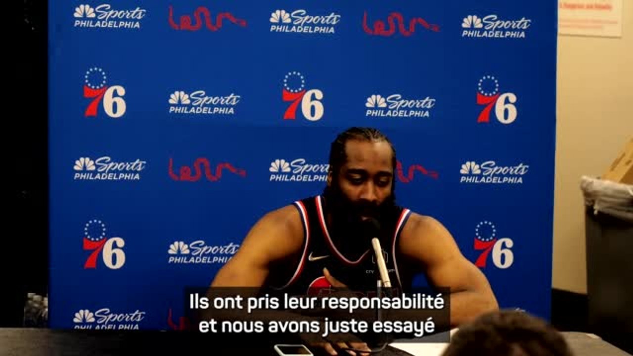 76ers - Harden : "J'étais tellement concentré sur la victoire"