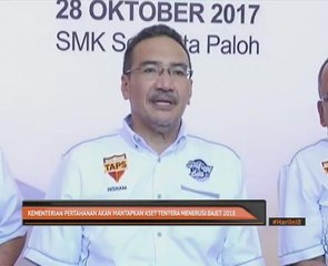 Kementerian Pertahanan akan mantapkan aset tentera menerusi Bajet 2018