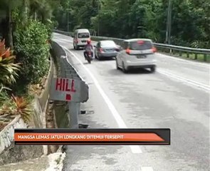 Mangsa lemas jatuh longkang ditemui tersepit