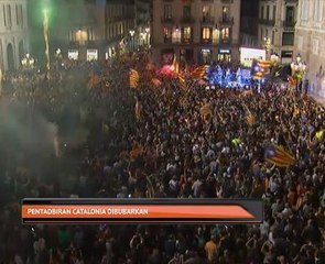 Pentadbiran Catalonia dibubarkan