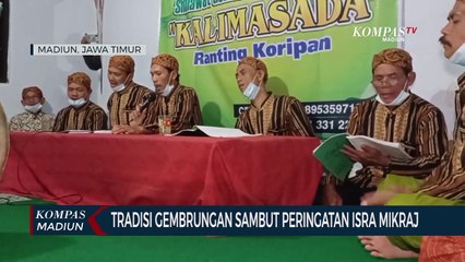 Tradisi Gembrungan Sambut Peringatan Isra Mikraj