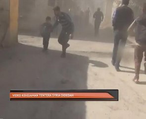 Video kekejaman tentera Syria didedahkan