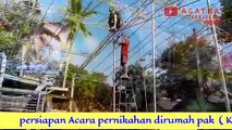 Persiapan wedding tenda dekorasi 2020(360P)