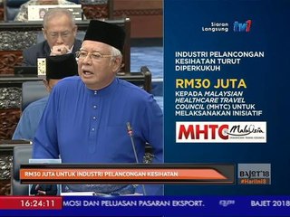RM30 juta untuk industri pelancongan kesihatan