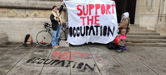 Students occupy part of Bristol University building in support of staff on strike