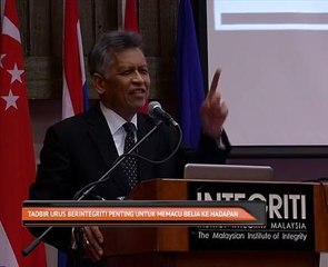 Tadbir urus berintegriti penting untuk memacu belia ke hadapan